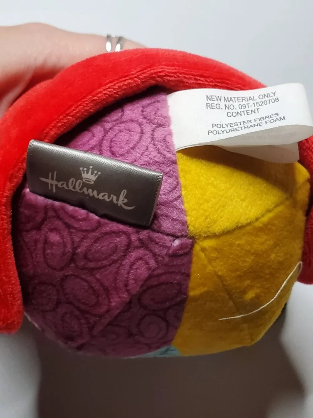 NWT Hallmark Fluffballs Sally Plush Ornament